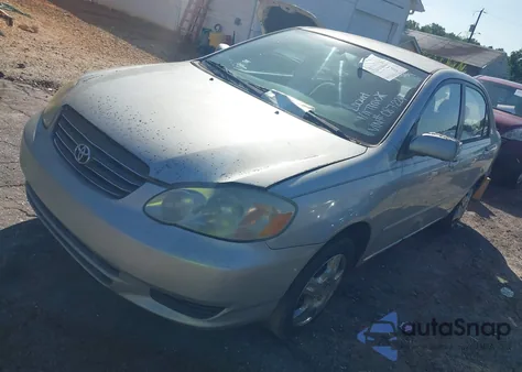 2003 Toyota Corolla Le из США, поврежденный, VIN 1NXBR32E23Z087224